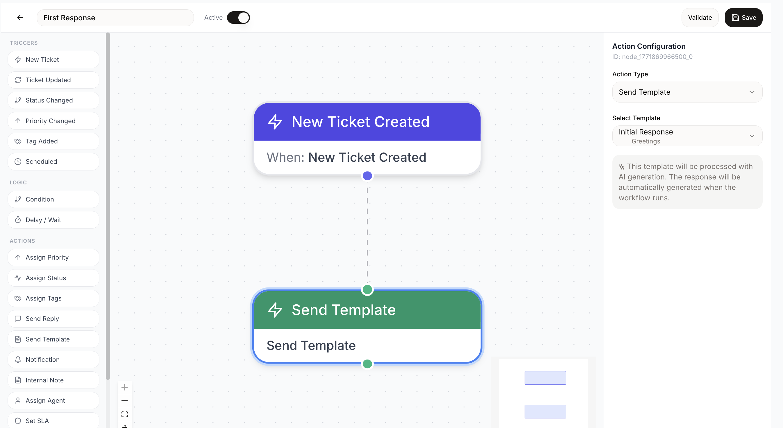 Workflow automation builder